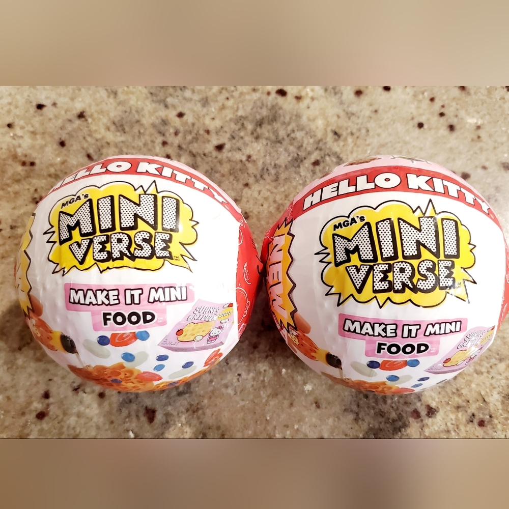 MGA's Miniverse Make It Mini Food Sanrio Hello Kitty New‎ In Box Mini Brands